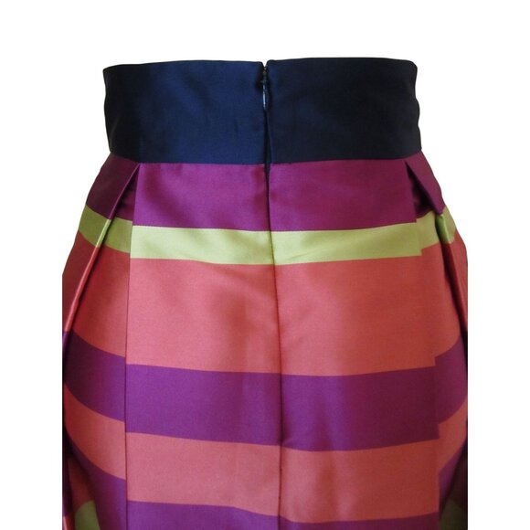 Moulinette Soeurs Striped Multicolor A-Line Skirt  Size 2 - Picture 3 of 5
